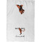 Retro Baseball Waffle Towel - Partial Print - Approval Image