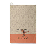 Retro Baseball Waffle Weave Golf Towel (Personalized)