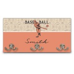 Retro Baseball Wall Mounted Coat Rack (Personalized)