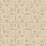 Retro Baseball Wallpaper & Surface Covering (Water Activated 24"x 24" Sample)
