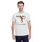 Retro Baseball T-Shirt - White - 3XL (Personalized)