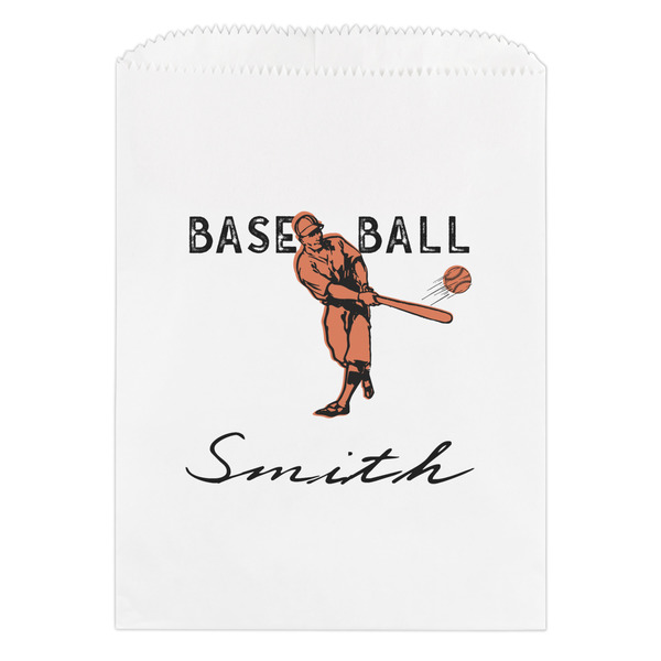 Custom Retro Baseball Treat Bag (Personalized)