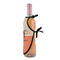 Retro Baseball Wine Bottle Apron - DETAIL WITH CLIP ON NECK