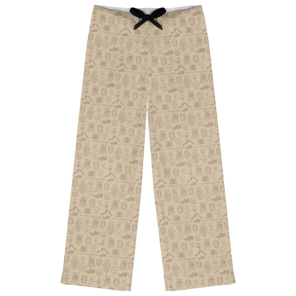 Custom Retro Baseball Womens Pajama Pants - XS