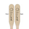 Retro Baseball Wooden Food Pick - Paddle - Double Sided - Front & Back