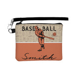 Retro Baseball Wristlet ID Case w/ Name or Text