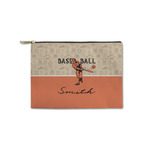 Retro Baseball Zipper Pouch - Small - 8.5"x6" (Personalized)