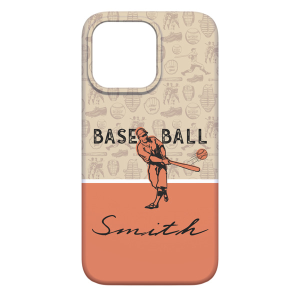 Retro Baseball iPhone 13 Pro Max Case - Back