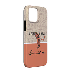 Retro Baseball iPhone Case - Rubber Lined - iPhone 13 (Personalized)