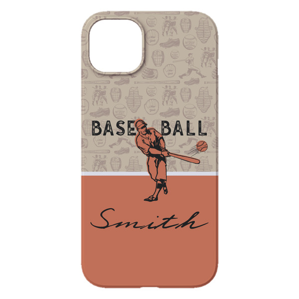 Retro Baseball iPhone 14 Plus Case - Back