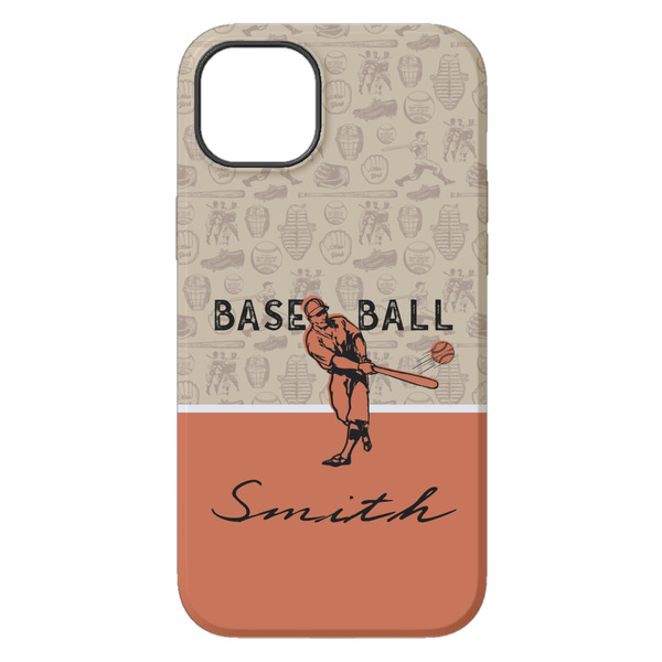 Retro Baseball iPhone 14 Pro Max Tough Case - Back