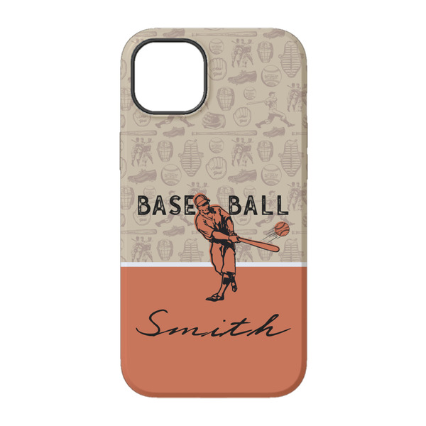 Retro Baseball iPhone 14 Pro Tough Case - Back