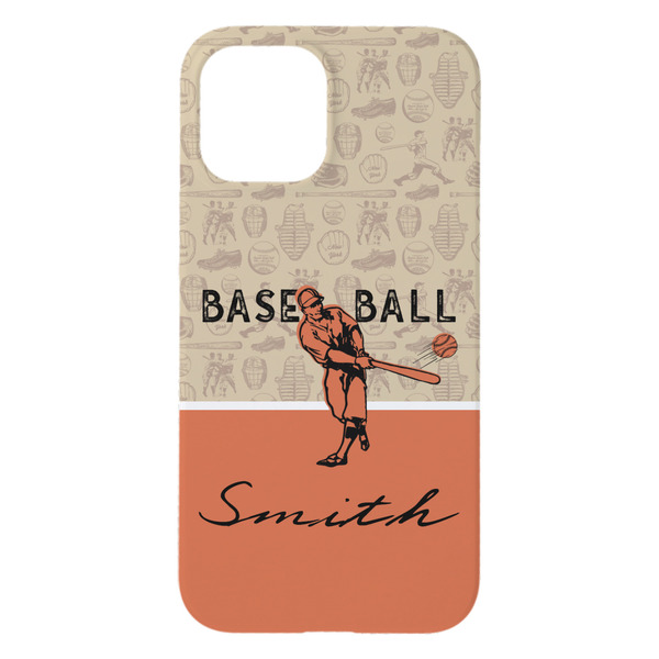 Retro Baseball iPhone 15 Pro Max Case - Back