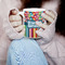 Retro Scales & Stripes 11oz Coffee Mug - LIFESTYLE