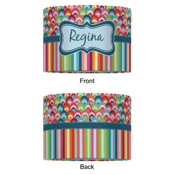 Retro Scales & Stripes 12" Drum Lampshade - APPROVAL (Fabric)
