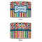 Retro Scales & Stripes 12" Drum Lampshade - APPROVAL (Fabric)