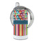 Retro Scales & Stripes 12 oz Stainless Steel Sippy Cups - FULL (back angle)