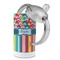 Retro Scales & Stripes 12 oz Stainless Steel Sippy Cups - Top Off