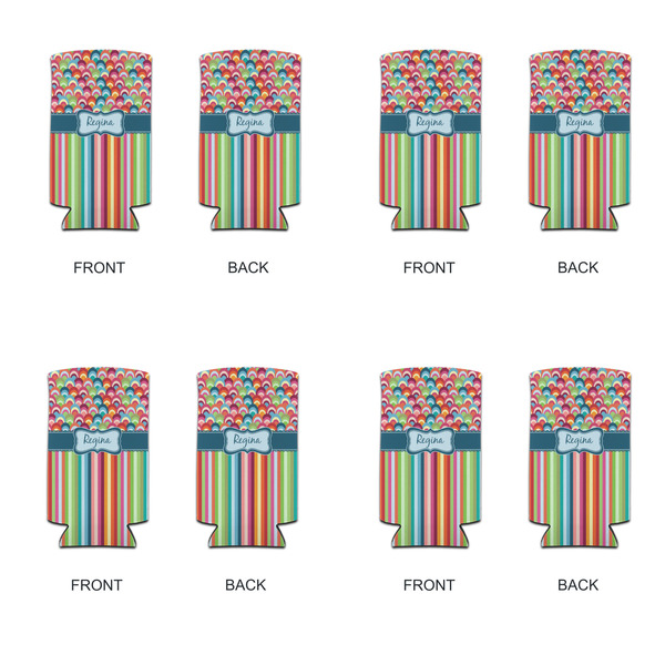 Retro Scales & Stripes 12oz Tall Can Sleeve - Set of 4 - APPROVAL