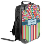 Retro Scales & Stripes Kids Hard Shell Backpack (Personalized)