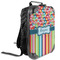 Retro Scales & Stripes 13" Hard Shell Backpacks - ANGLE VIEW