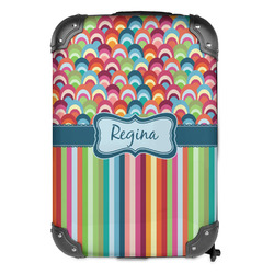 Retro Scales & Stripes Kids Hard Shell Backpack (Personalized)