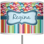 Retro Scales & Stripes 13" Drum Lamp Shade (Personalized)