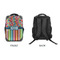 Retro Scales & Stripes 15" Backpack - APPROVAL