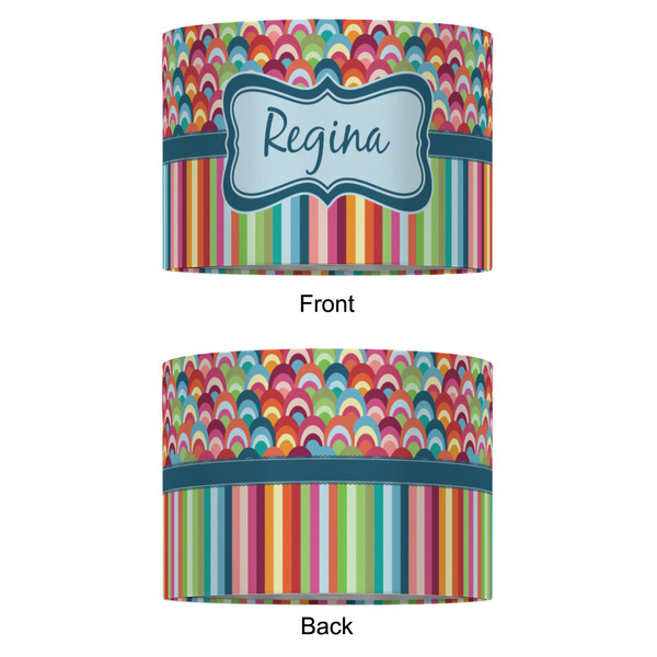 Retro Scales & Stripes 16" Drum Lampshade - APPROVAL (Fabric)