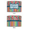 Retro Scales & Stripes 16" Drum Lampshade - APPROVAL (Fabric)