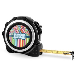 Retro Scales & Stripes Tape Measure - 16 Ft (Personalized)