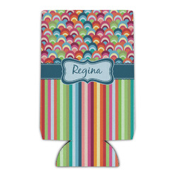 Retro Scales & Stripes Can Cooler (Personalized)