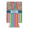 Retro Scales & Stripes 16oz Can Sleeve - FRONT (flat)