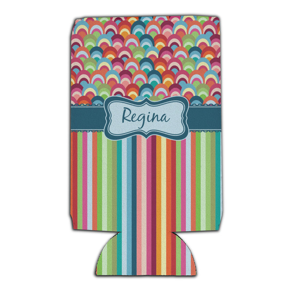 Retro Scales & Stripes 16oz Can Sleeve - Set of 4 - FRONT