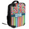 Retro Scales & Stripes 18" Hard Shell Backpacks - ANGLED VIEW