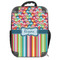 Retro Scales & Stripes 18" Hard Shell Backpacks - FRONT