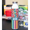 Retro Scales & Stripes 20oz Water Bottles - Full Print - In Context