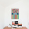 Retro Scales & Stripes 20x30 - Matte Poster - On the Wall