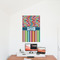 Retro Scales & Stripes 24x36 - Matte Poster - On the Wall