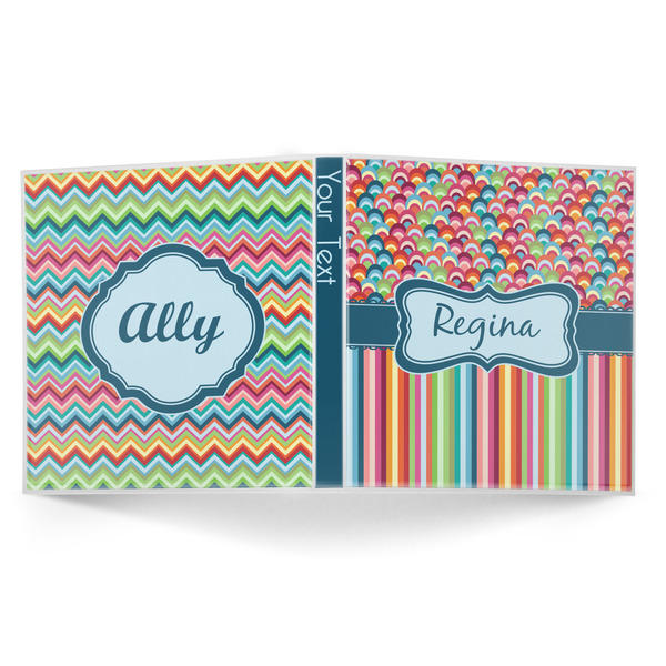 Retro Scales & Stripes 3-Ring Binder Approval- 1in