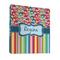 Retro Scales & Stripes 3 Ring Binder - Full Wrap - 1" (Personalized)