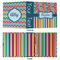 Retro Scales & Stripes 3 Ring Binders - Full Wrap - 2" - APPROVAL