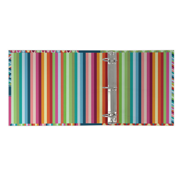 Retro Scales & Stripes 3 Ring Binders - Full Wrap - 2" - OPEN INSIDE
