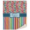 Retro Scales & Stripes 50x60 Sherpa Blanket