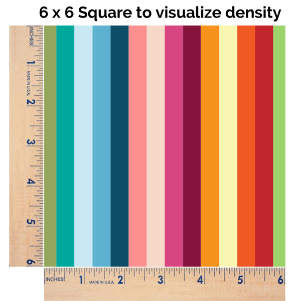 Retro Scales & Stripes 6x6 Swatch of Fabric