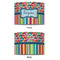 Retro Scales & Stripes 8" Drum Lampshade - APPROVAL (Fabric)