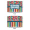 Retro Scales & Stripes 8" Drum Lampshade - APPROVAL (Poly Film)