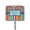 Retro Scales & Stripes 8" Drum Lamp Shade - Fabric (Personalized)