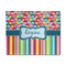 Retro Scales & Stripes 8' x 10' Patio Rug (Personalized)