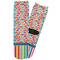 Retro Scales & Stripes Adult Crew Socks